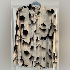 Reiss Print Blouse